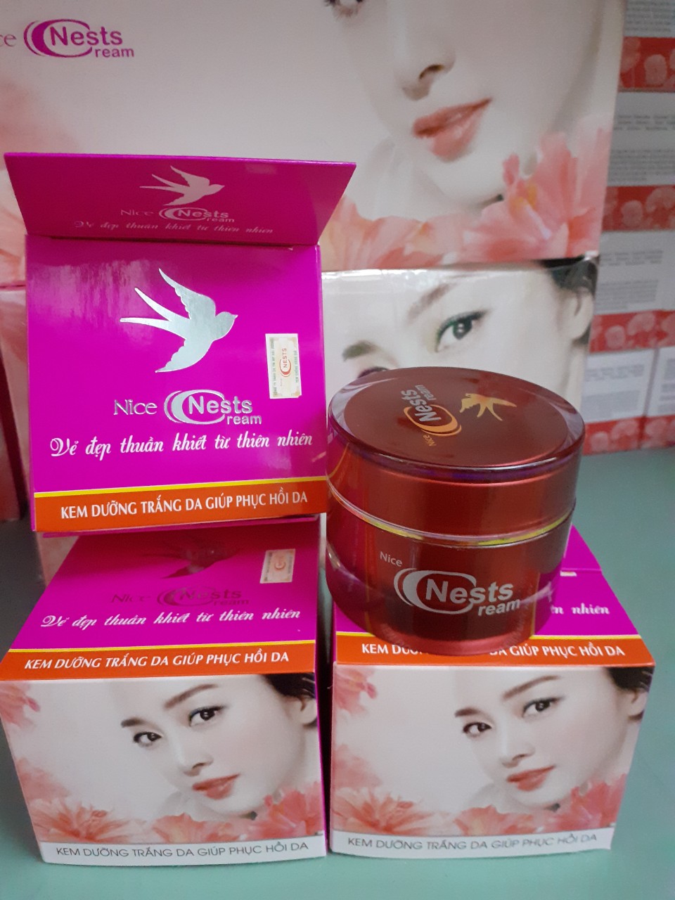 Kem Dưỡng Trắng Giúp Phục Hồi Da  Nests Cream