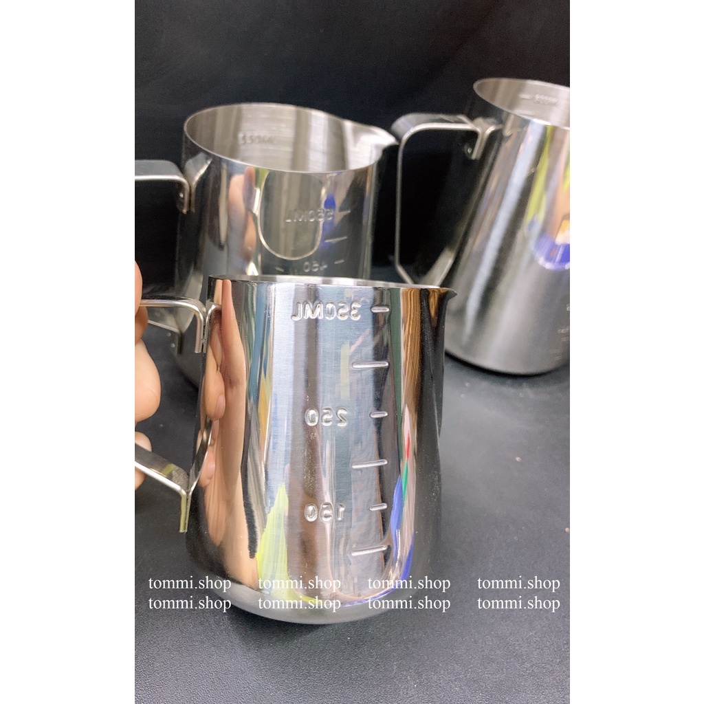 Ca Đánh Sữa Có Vạch Chia Inox Cao Cấp Pha Chế - Dụng Cụ Pha Chế