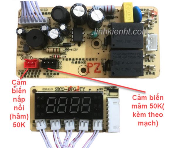Mạch nồi cơm điện tử đa năng bo nồi cơm điện tử đa năng LKTT