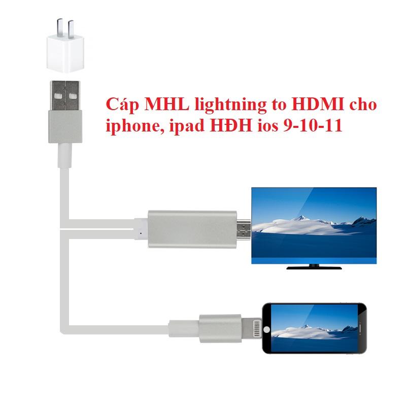 Cáp Lightning to HDMI cho IP5/6/7/ IPad