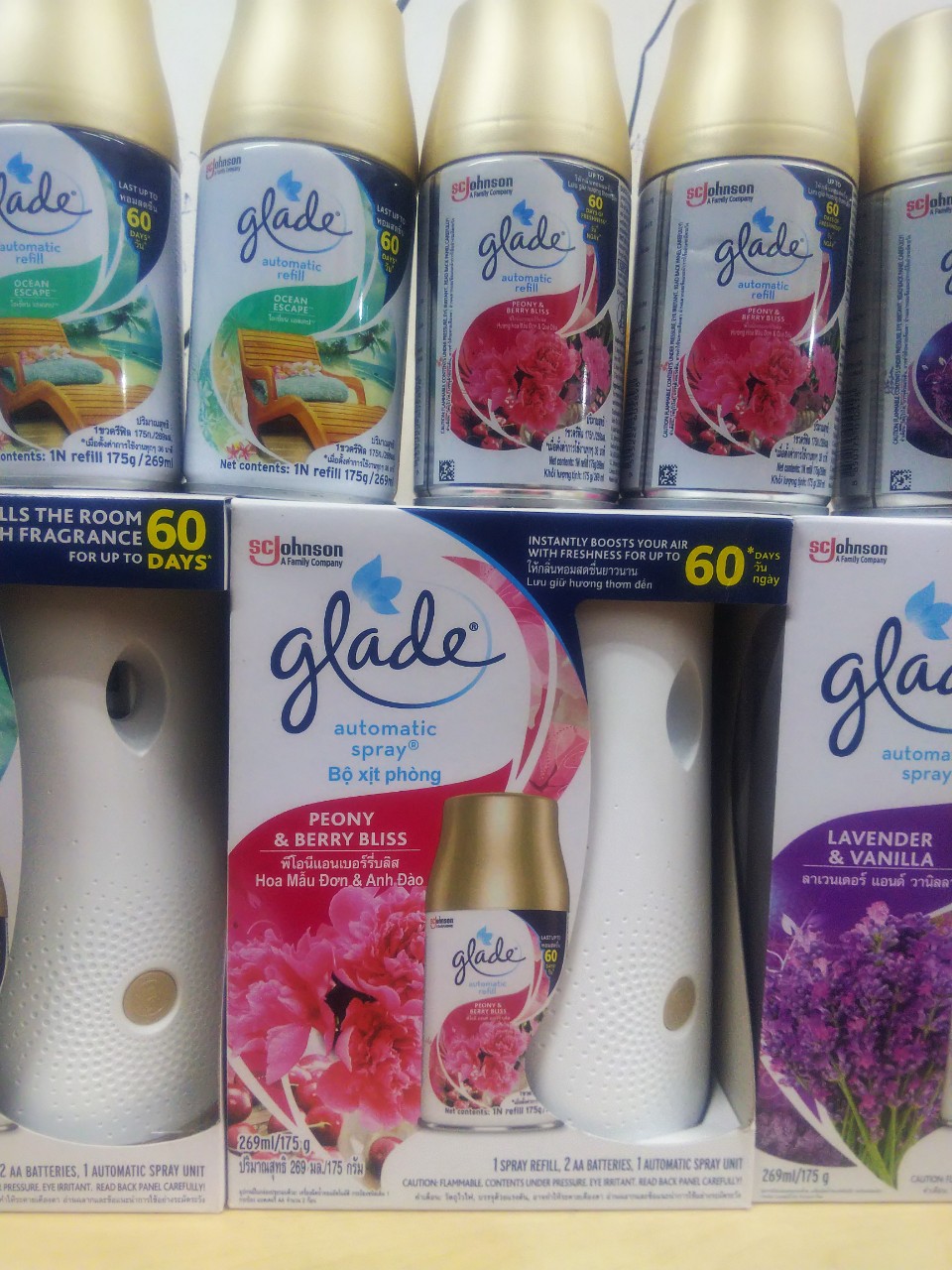 Bộ xịt phòng tự động Glade Thái Lan