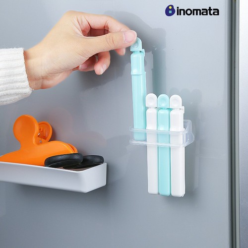 Set 4 kẹp miệng túi cỡ S (kèm giá đựng) nội địa Nhật Bản
