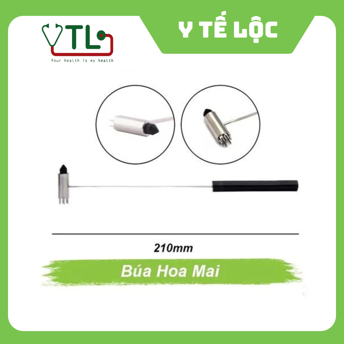 Dụng cụ Diện Chấn cây búa hoa mai nhỏ