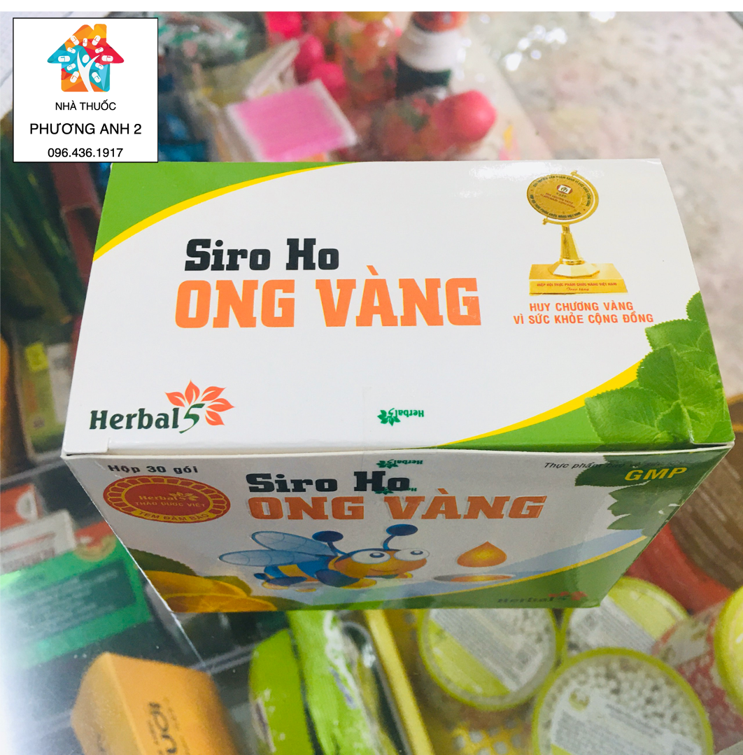 [HCM]Siro ho Ong vàng (Dạng gói)