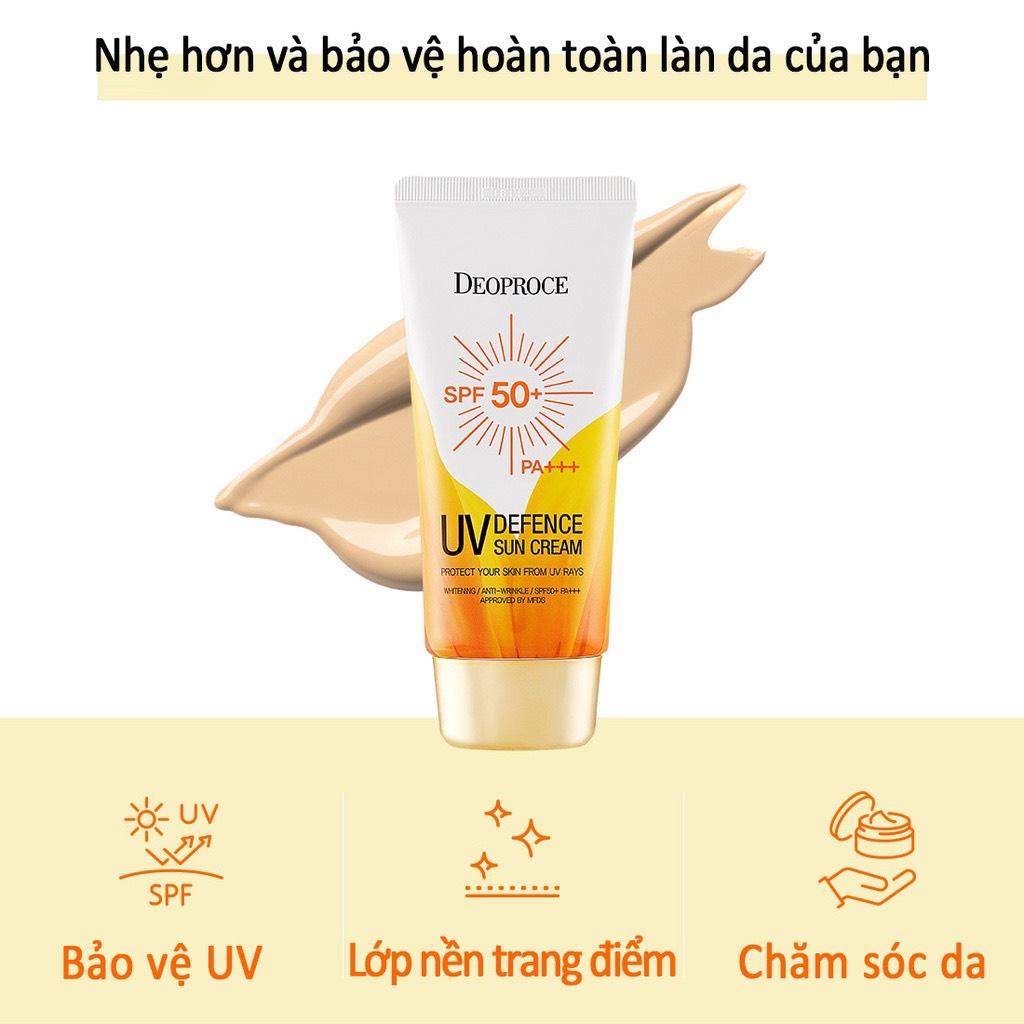 DEOPROCE Kem chống nắng SPF50+ 1217A