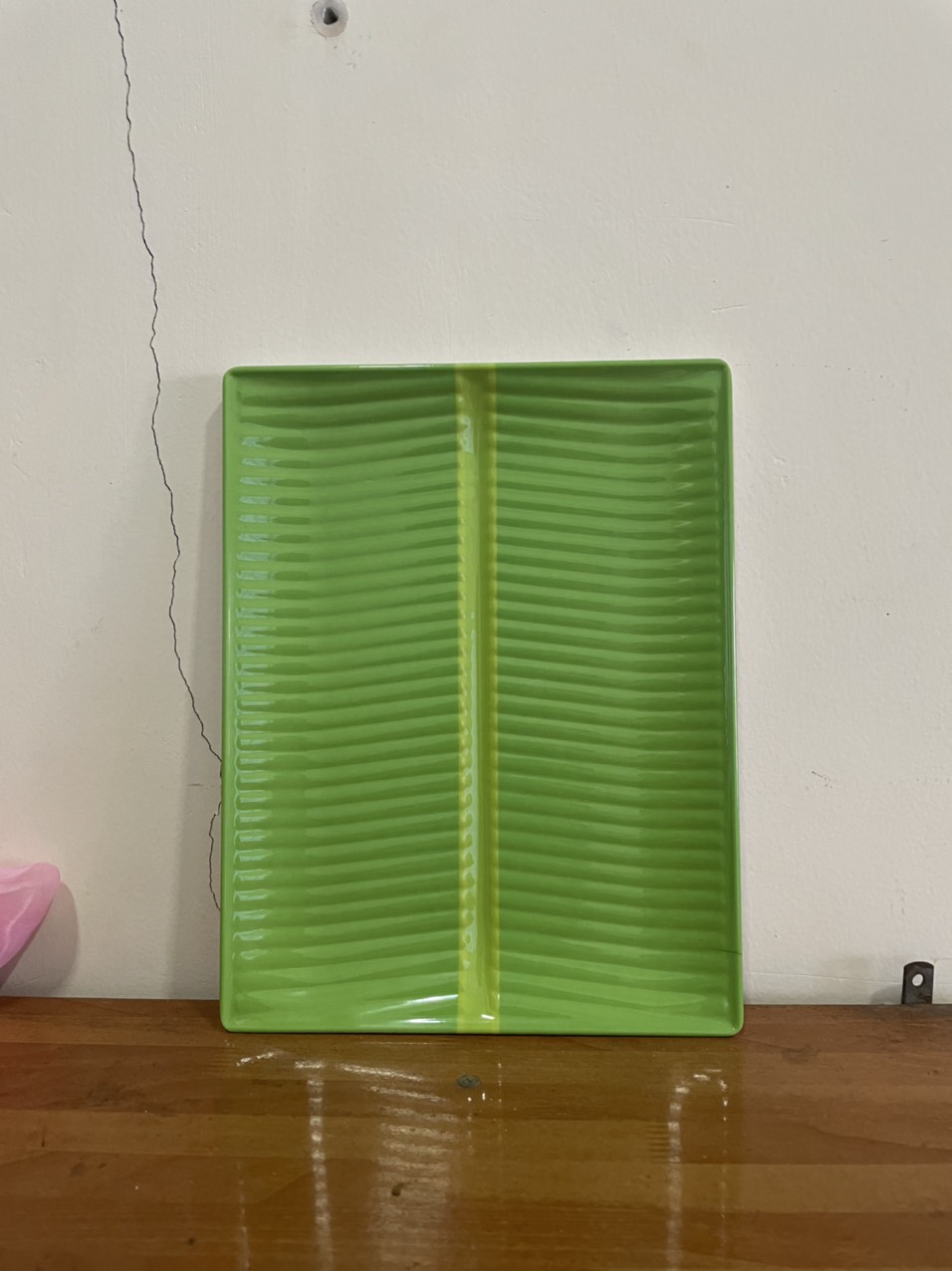 [HCM]Khay Lá Chuối Nhựa Melamine Cao Cấp - Fataco