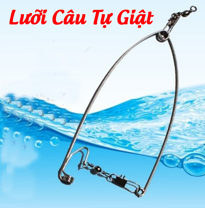 2 bộ Lưỡi câu cá tự động giật cao cấp