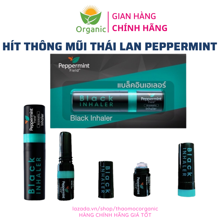 Ống Hít Thông Mũi Bạc Hà Thái Lan Peppermint Field Inhaler 2mL