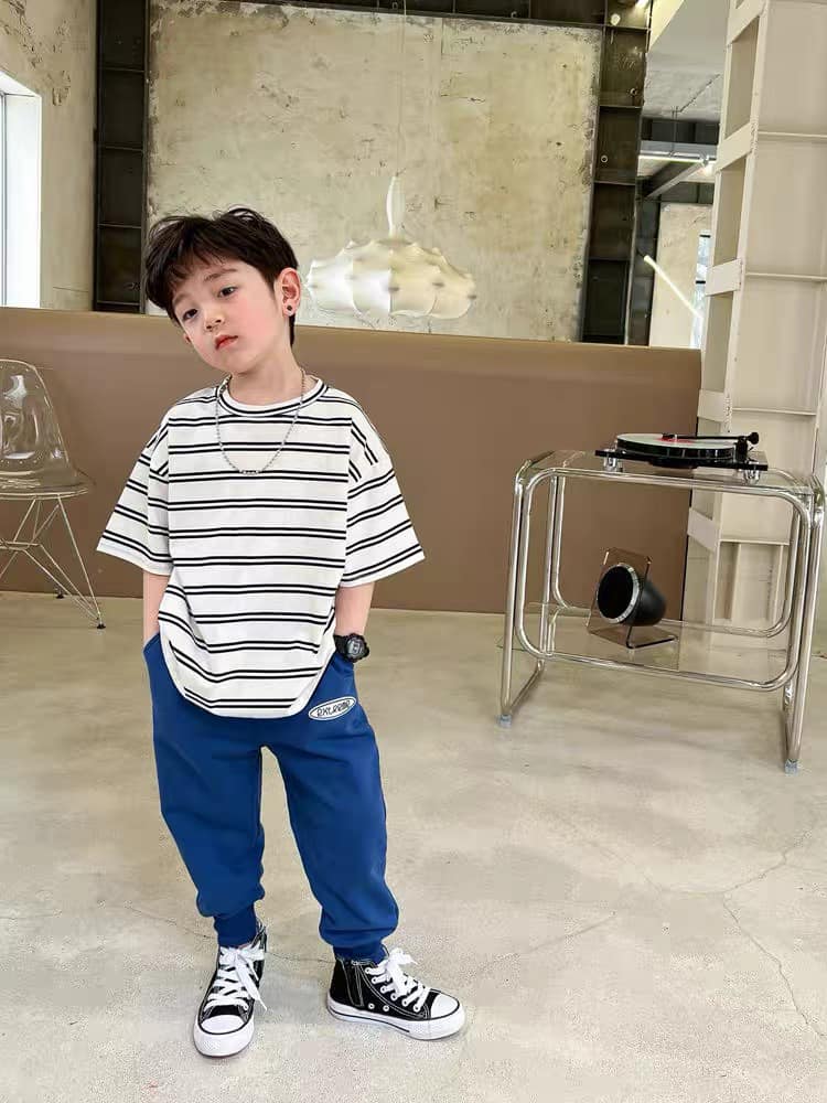 quần joger cho bé set 3