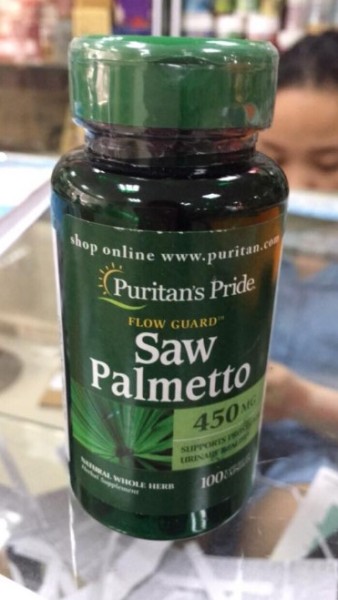 Viên uống hỗ trợ đường tiết niệu Saw Palmetto 450 mg 100 viên cao cấp