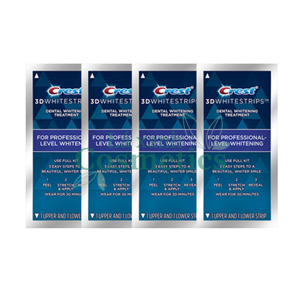 [Hàng Mỹ] Miếng dán trắng răng Crest 3D White Whitestrips Professional Effects