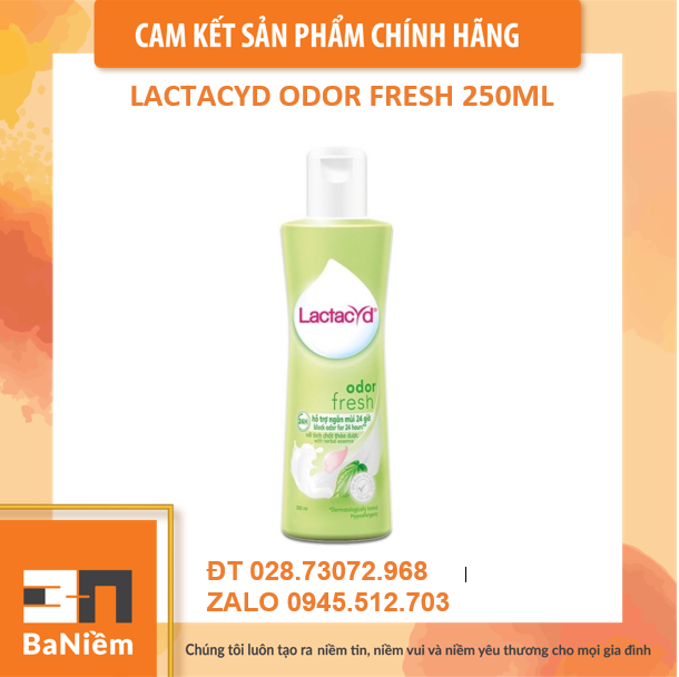 Dung dịch vệ sinh phụ nữ Lactacyd PRO SENSITIVE; ODOR FRESH; SOFT & SILKY