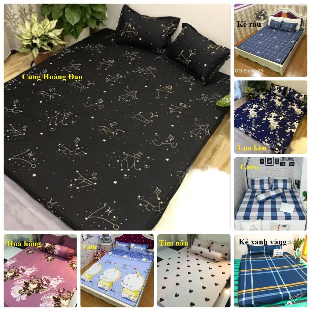 1 ga 2 vỏ gối nằm poly cotton nhiều mẫu