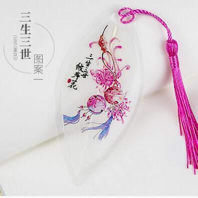 Ngân lá bookmark chặn sách cổ trang