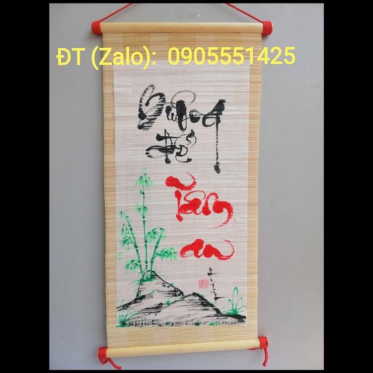 Mành thư pháp : BUÔNG ĐỂ TÂM AN