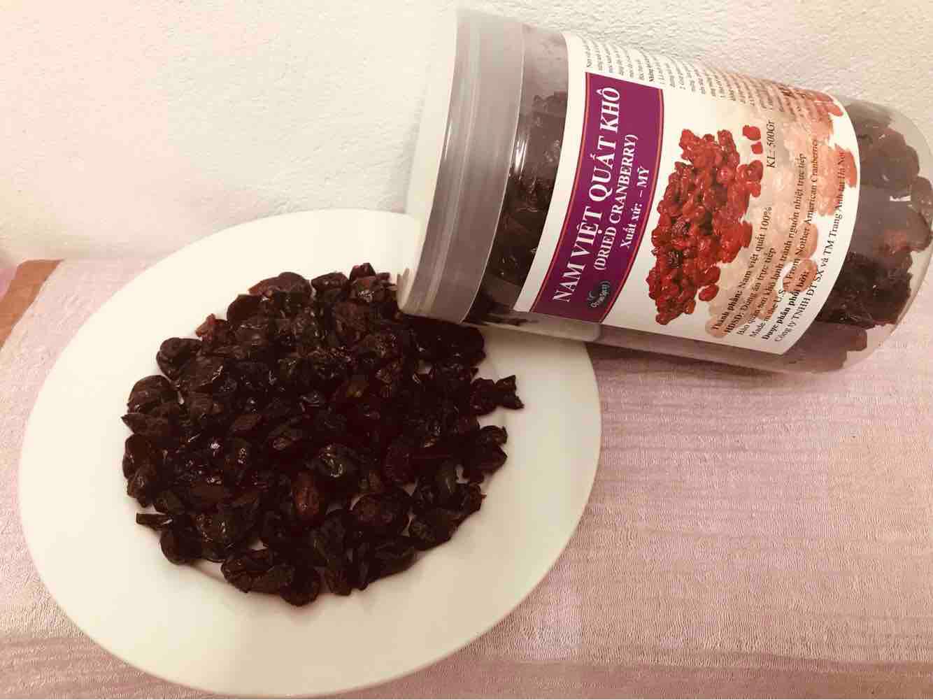 Nam việt quất sấy khô 500g