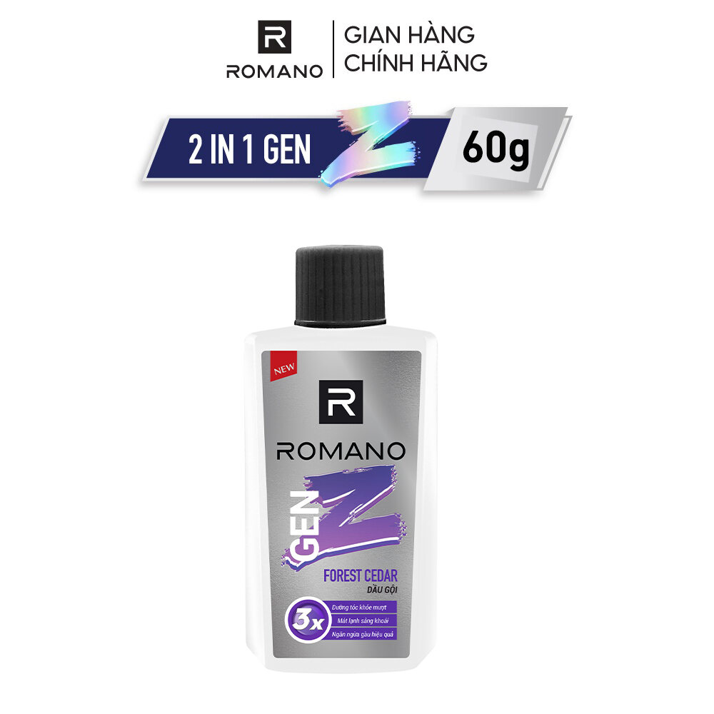 [GIFT] Dầu gội 60g hoặc 2 Gói dầu gội dùng thử Romano (Quà ngẫu nhiên)