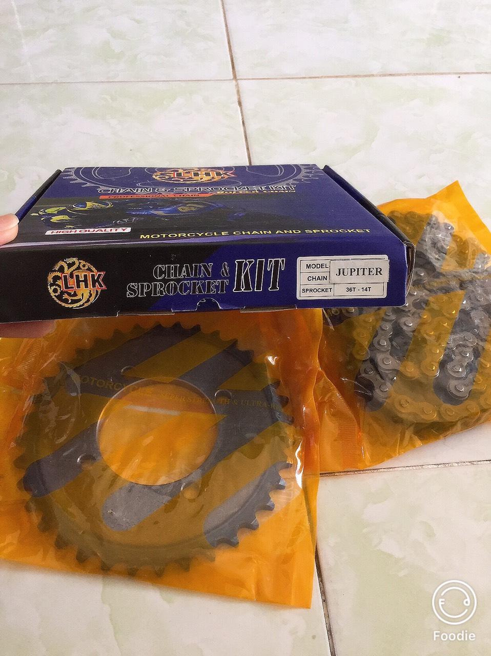 nhông sên dĩa JUPITER / SIRIUS hiệu LHK