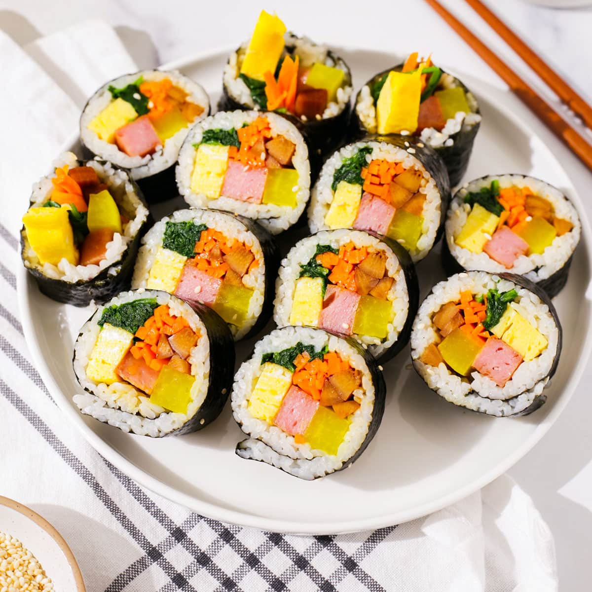 Rong biển cuộn cơm 10 lá Jin Heung