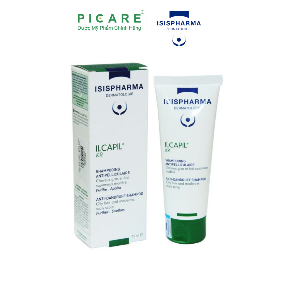 [GIẢM 20K ĐƠN 399K] Isis Pharma Dầu Gội Giảm Gàu ILCAPIL KR 75ml
