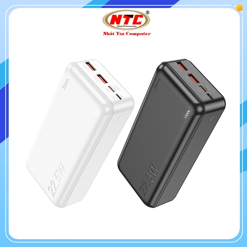 Pin dự phòng Hoco J101B 30000mAh USB QC 3.0 22.5W, TypeC PD 20W - Nhất Tín Computer