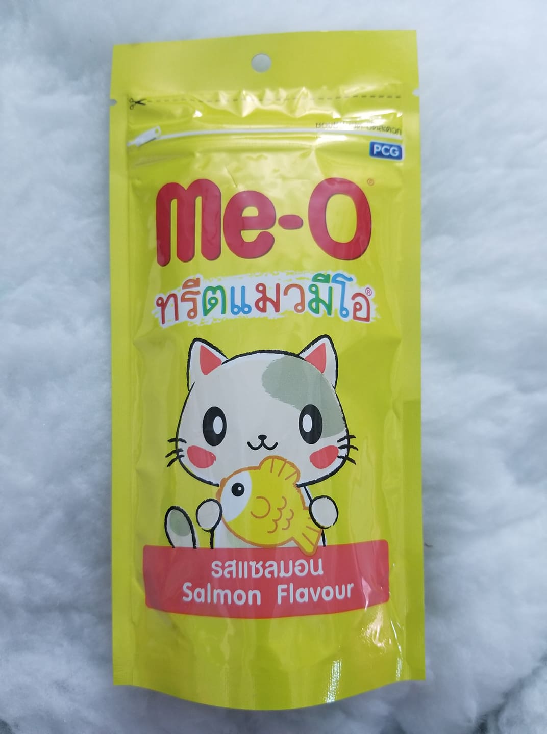[giao2h pettohouse] Snack treat bánh thưởng cho mèo vị cá hồi MeO Me-O Me0 Me-0 treat 50g salmon flavor sản xuất tại thái lan