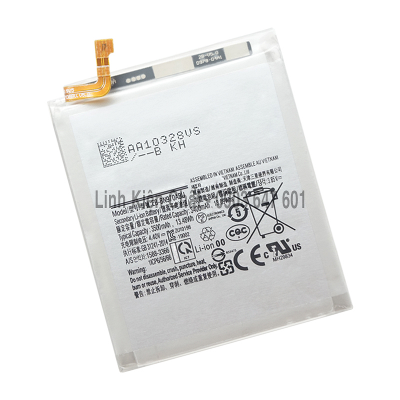 Pin cho samsung galaxy note 10 n970 sm-n970f 3500mah zin - hàng zin
