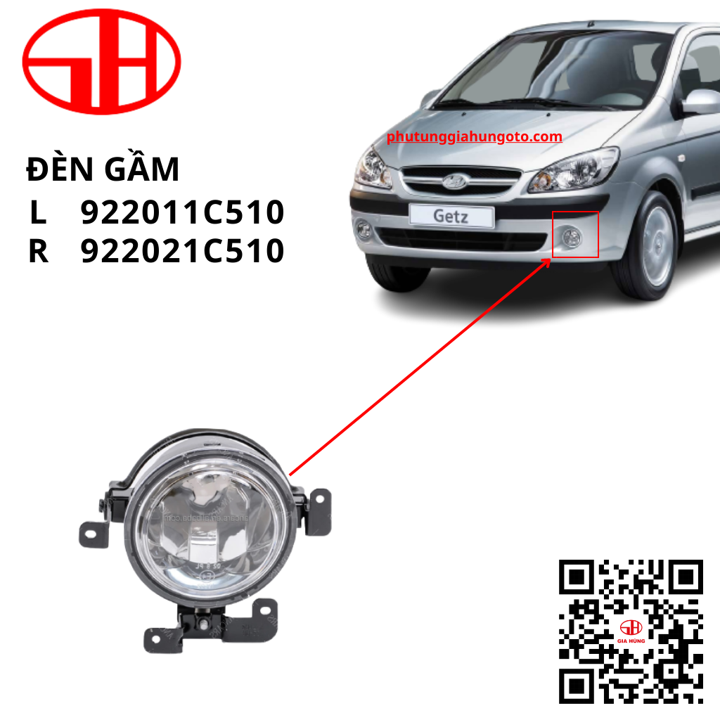 Hyundai Getz 2006-2011 car chassis light (92201offered 510-922021c510)