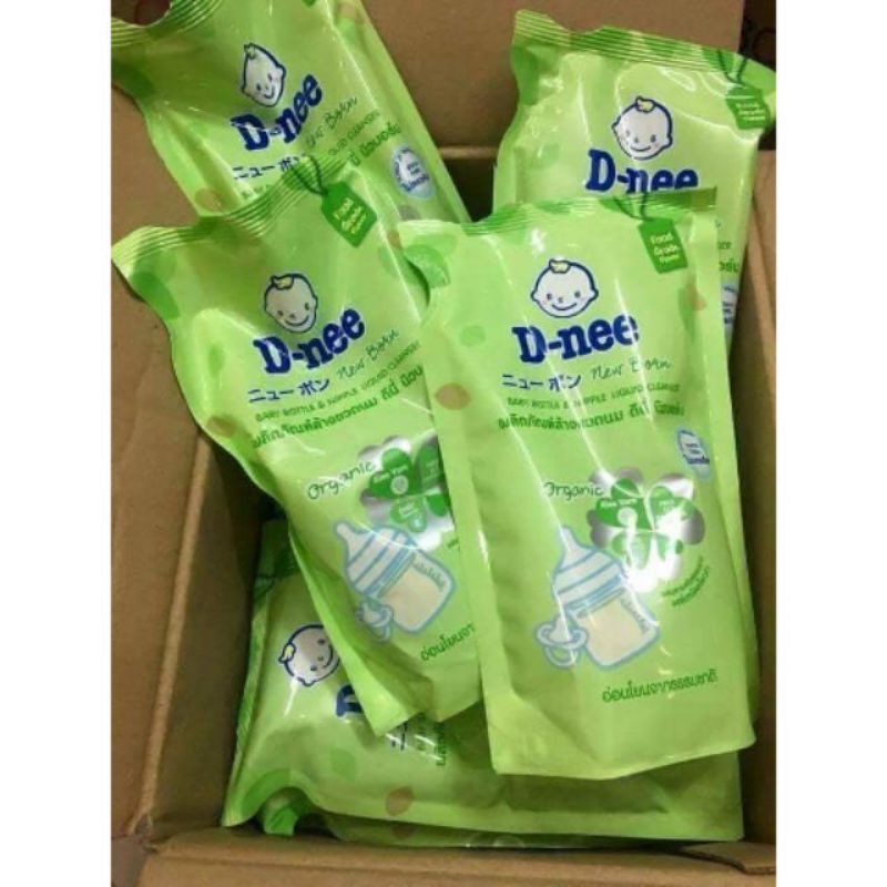 Combo 2 túi nước rửa bình sữa dnee 550ml/túi