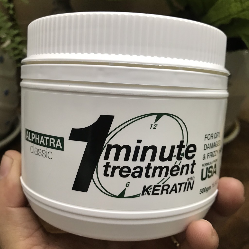 Kem ủ 1 phút One Minute Treatment Alphatra ( Usa) 500ml ( New 2026 )