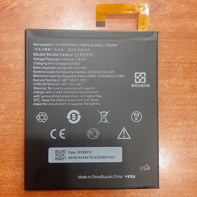 Pin Lenovo A5500 / A8-50 (Mã L13D1P32)
