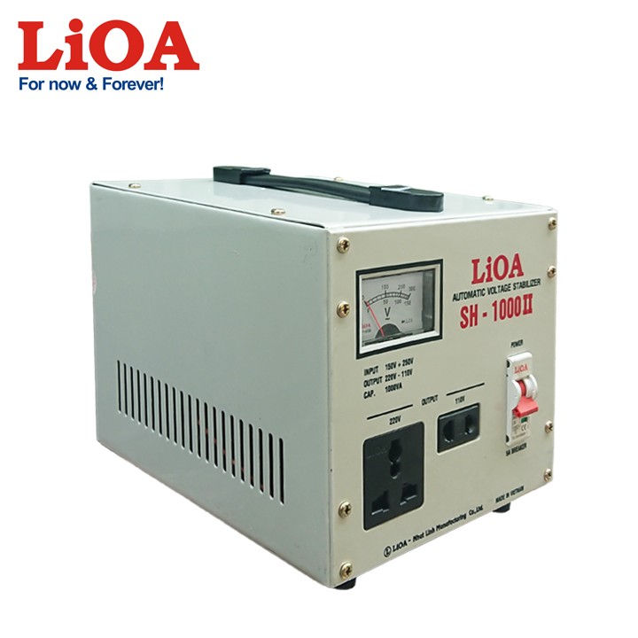 [HCM]ỔN ÁP LIOA SH 1000II 1KVABIẾN THẾ LIOA 220V XUỐNG 110V DẢI ĐIỆN 150V-250V