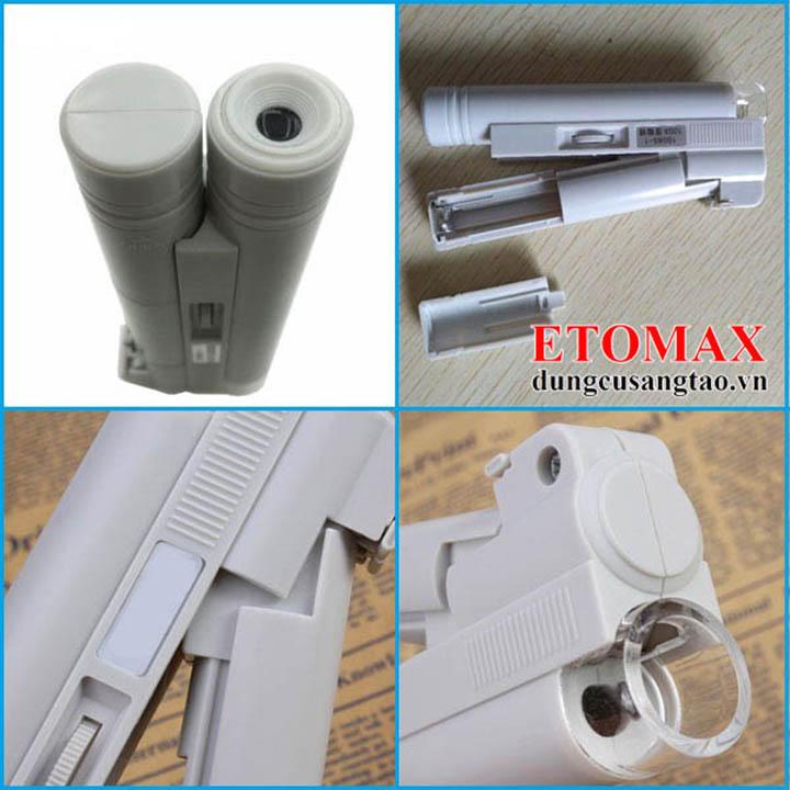 Kính lúp mini 100X V2 ( Có Thước )
