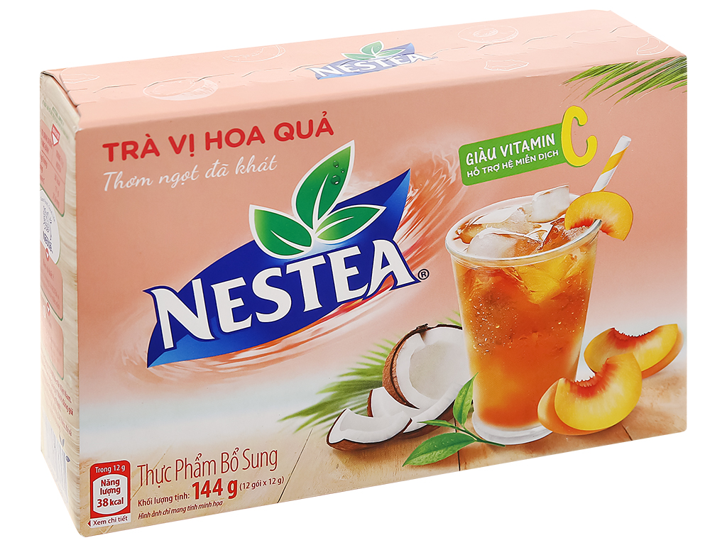 Trà vị hoa quả nestea hộp 12 gói x 12g