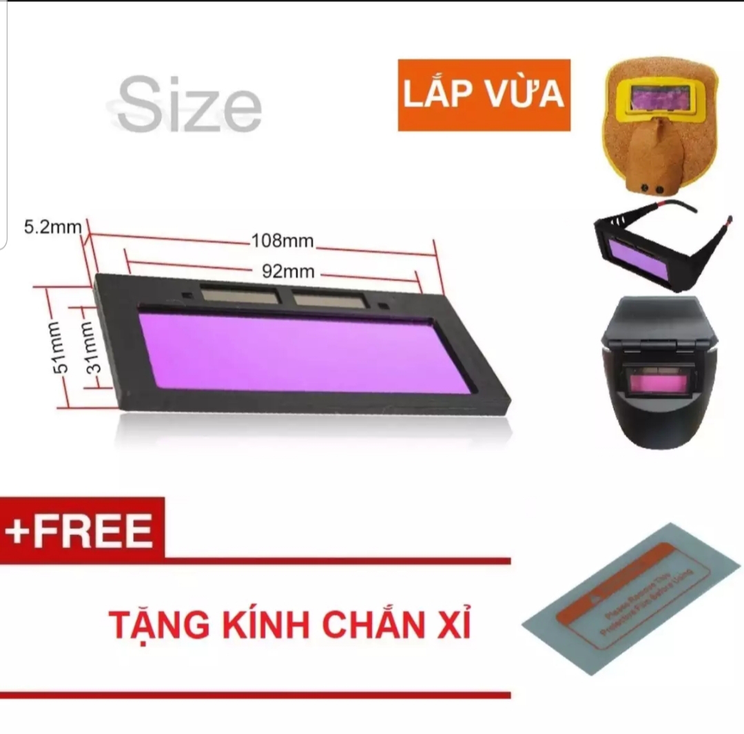 Mắt kính hàn điện tử thay thế LOẠI 1, Kính hàn điện tử SHOP CỐ ĐÔ HUẾ, Kính hàn bảo vệ mắt CHẤT LƯỢNG CAO