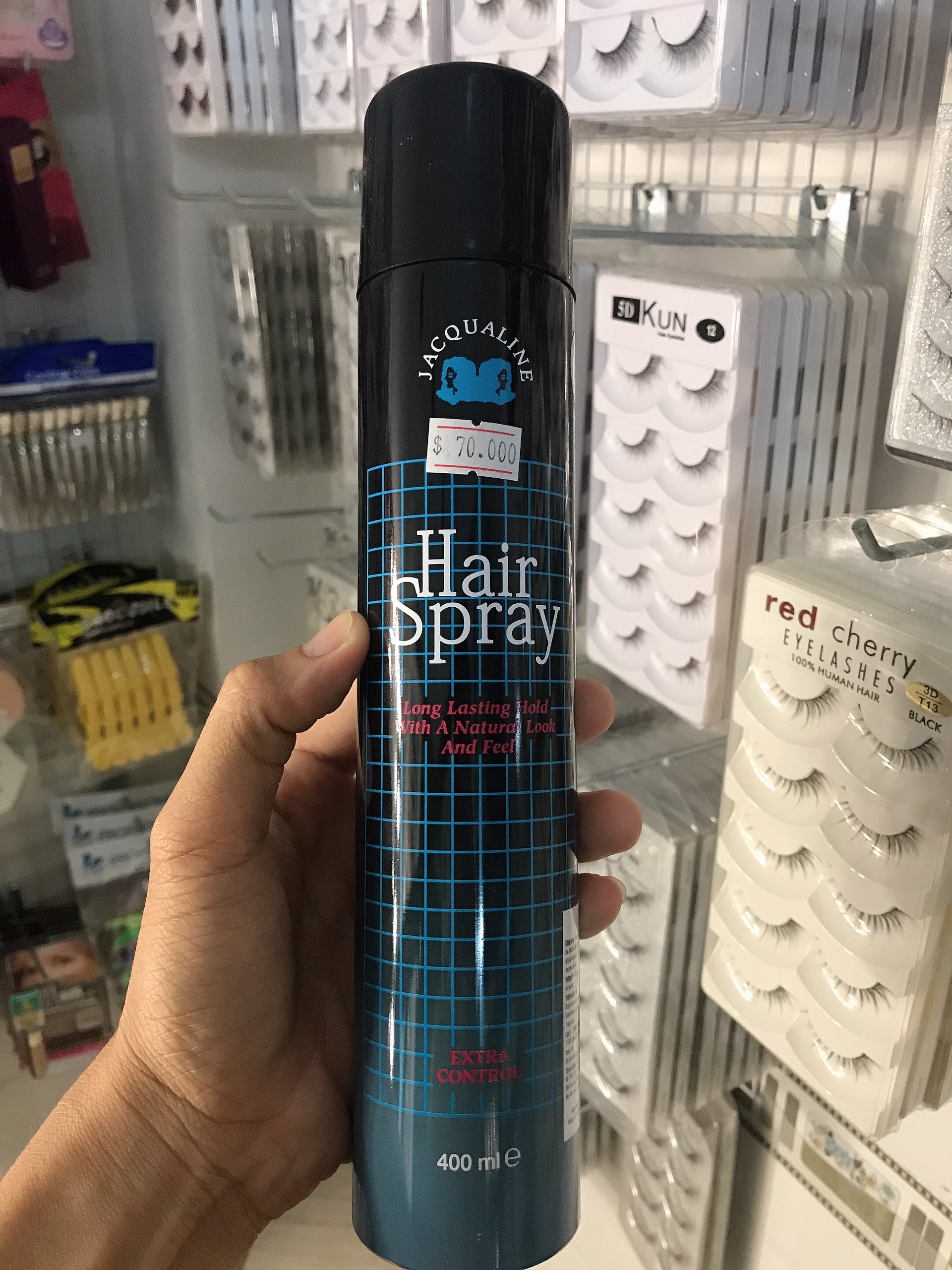 Keo xịt tóc Jacqualine hair spray 400ml