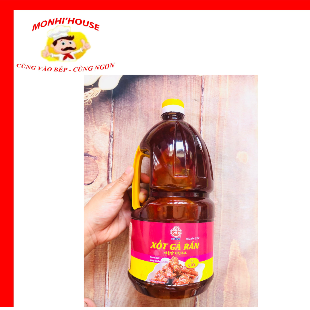 Sốt gà rán vị cay 2.4kg, sốt gà rán cay 1kg_doanvatgiasi