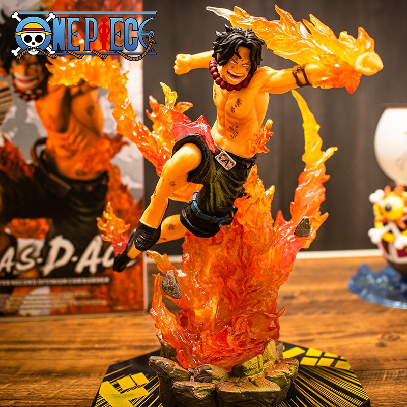 Mô hình ace hỏa quyền hàng mới siêu đẹp (one piece)