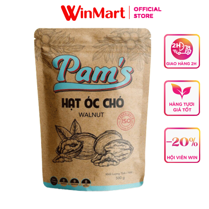 [Siêu thị WinMart] - Hạt óc chó PAM'S gói 250g