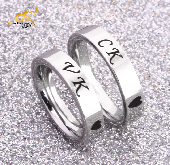 Nhẫn cặp đôi VK-CK  ĐẸP  & Ý NGHĨA - số lượng 02 chiếc