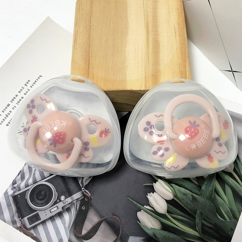 Vỷ 2 ti giả Silicon cho bé hàng hiệu CK Bebe