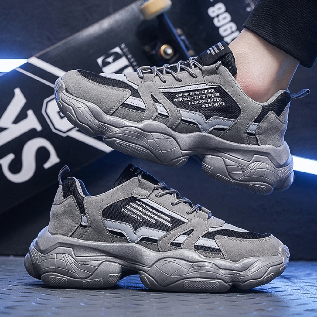 Giày sneaker nam Ulzzang đế tăng chiều cao cá tính
