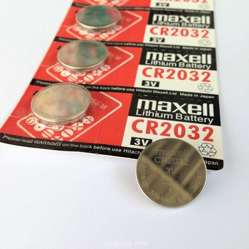 [HCM]Pin Cmos Maxell CR2032 Lithium 3V - 1 Vĩ 5 Viên