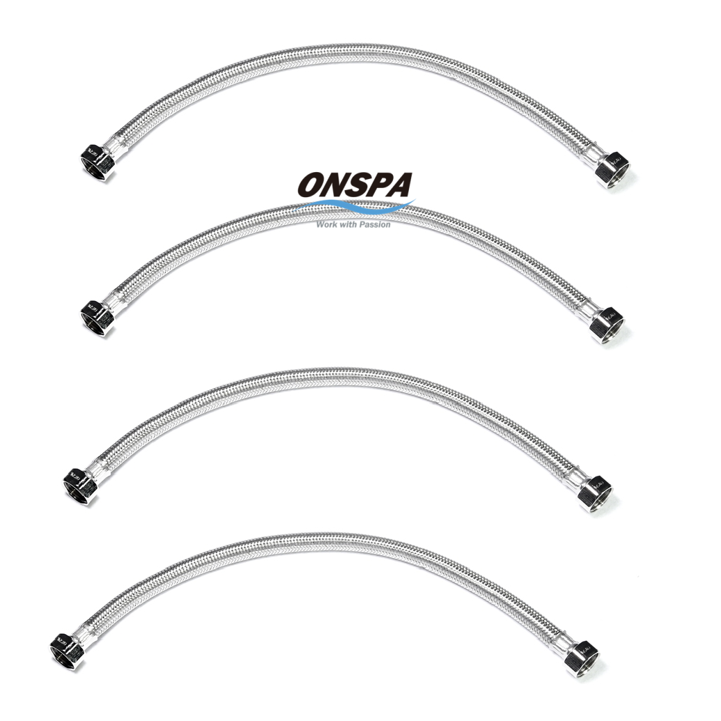 Bộ 4 sợi dây cấp nước inox 304 Onspa 40cm