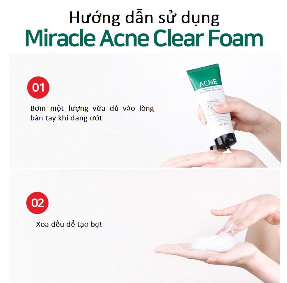 Some By Mi AHA-BHA-PHA 30 Days Miracel Acne Clear Foam 100ml