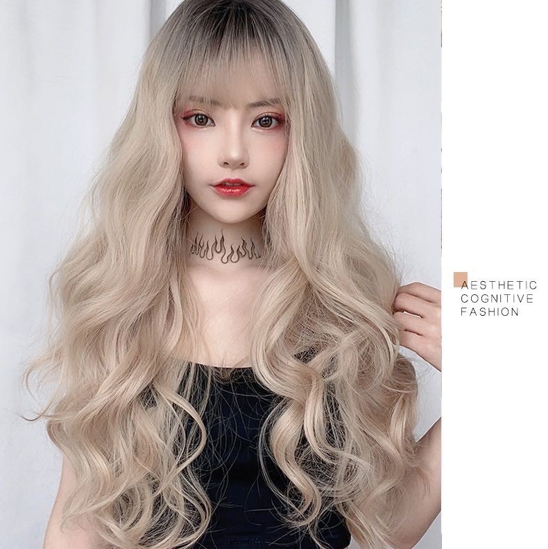 HOÀN TIỀN 15% - tóc giả xoăn dợn 😍FREESHIP❤️ nguyên đầu mã 8263 m