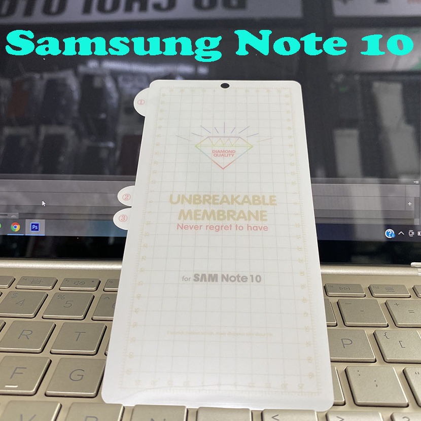 Miếng Dán PPF DẺO BÓNG - NHÁM Chống Vân Tay Samsung Note 10
