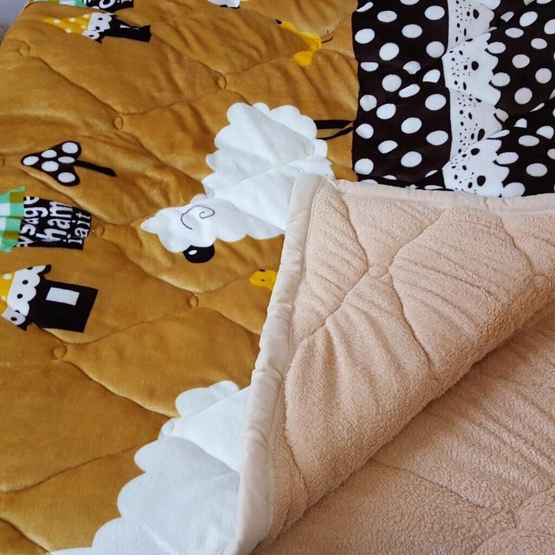 Chăn Lông Cừu Đại Hàn Dày Siêu Ấm 3 Lớp Cao Cấp đủ size