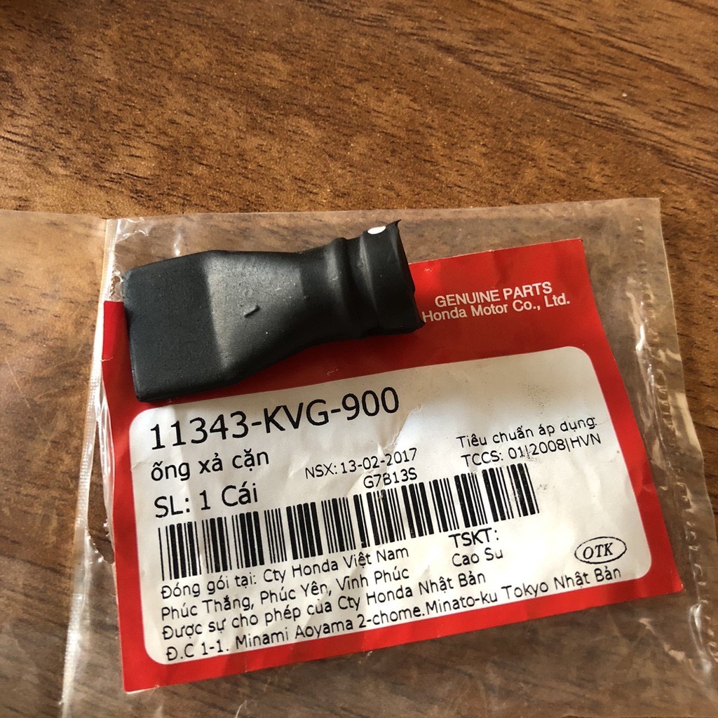 ỐNG XẢ CẶN LỐC NỒI ZIN HONDA