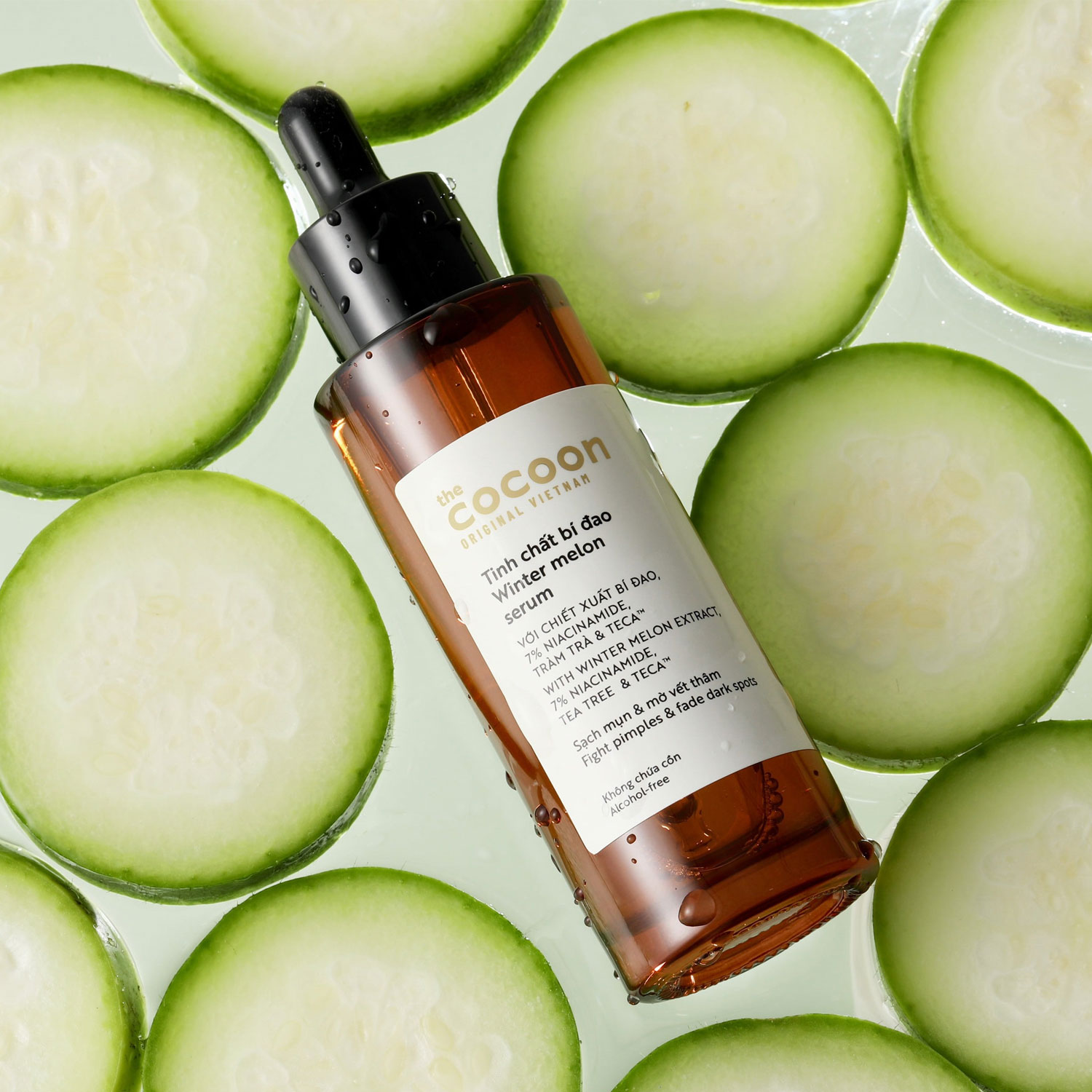 Serum Tinh chất bí đao cocoon 70ml cho da mụn da dầu